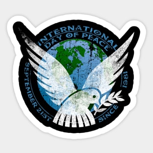 World International Day Of Peace 21st Sticker